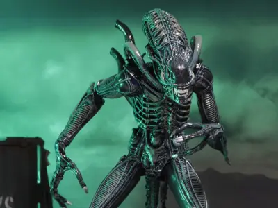 Figurine aliens alien warrior blue 1986 ultimate af
